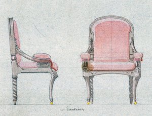 Fauteuil voor de Gouden Kamer, Château d