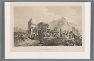 Gezicht op Imamzadeh Komijan in Irak-i Ajam