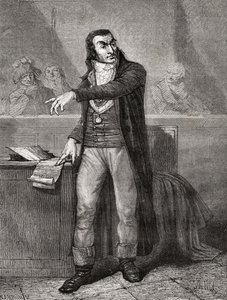 Antoine Quentin Fouquier-Tinville (1746-95), gegraveerd door Blanpain door Eugene Joseph Viollat