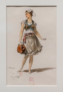 De Korrigane. Ballet van Charles-Marie Widor, kostuumontwerp door Eugene Lacoste