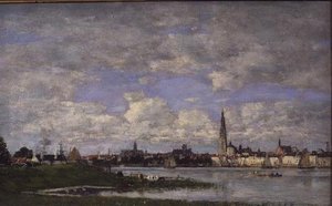 Antwerpen vanaf de Punt van Vlaanderen