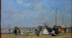 Op het strand van Trouville