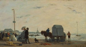 Op het strand van Trouville
