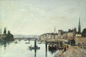 Rouen, de Seine en de Pont Corneille