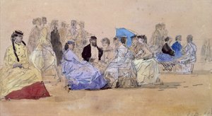Het Strand van Trouville, 1866