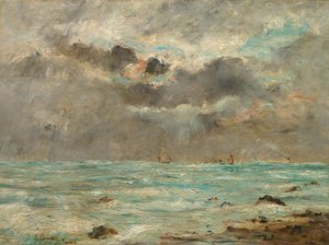 De kust bij Trouville, ca. 1865-1900