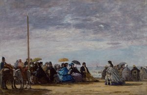 Het strand, 1864