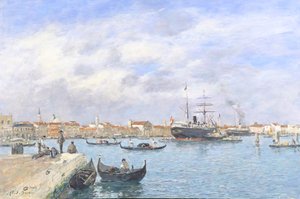 Uitzicht op Venetië, 1895