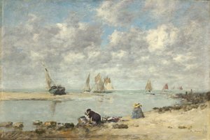 Wasvrouw bij Trouville, ca. 1872-6