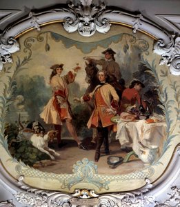 Een jachtlunch in de 18e eeuw