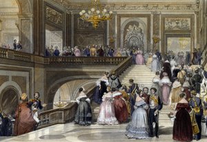 Groot feest in Paleis van Versailles door Eugene Louis Lami