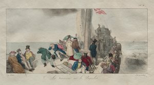 Souvenirs van Londen: Oversteken op de Veerboot, 1826