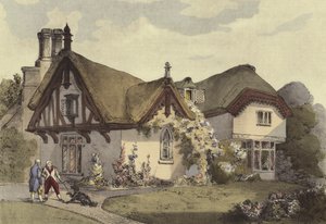 Een cottage door Eugene Louis after Lami