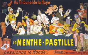 Spotprent over de Vredesconferentie in Den Haag in 1899: 