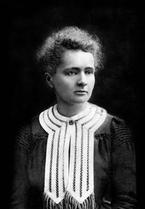 Franse natuurkundige Marie Curie (1867-1934) Nobelprijs voor natuurkunde in 1903, Nobelprijs voor scheikunde in 1911, foto door Eugene Pirou