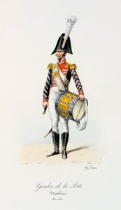 Gardes de la Porte, Trommelaar, 1814-15