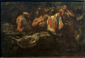 Zonen van Jakob brengen bebloed hemd door Eugenio Lucas Velázquez