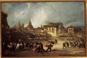 De grote capea door Eugenio Lucas Velázquez