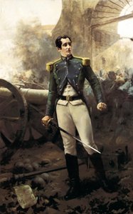 Portret van Pedro Velarde y San Juan, Spaanse militair door Eugenio Oliva y Rodrigo