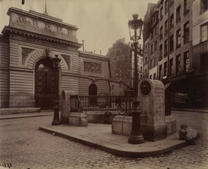 Fontein van de École Polytechnique, 1902 door Eugène Atget