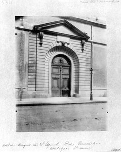 Hotel du Grand Veneur in Parijs, 60 rue de Turenne, 1901