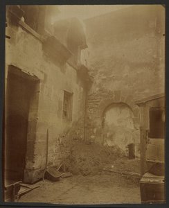 Hotel Richelieu, 18 Quai de Béthune door Eugène Atget