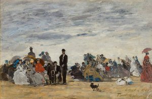 Het strand van Trouville