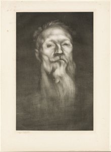 Portret van Auguste Rodin door Eugène Carrière