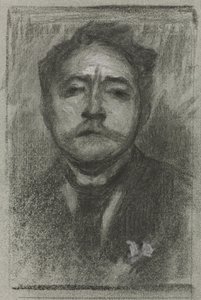 Portret van Jean Ajalbert door Eugène Carrière