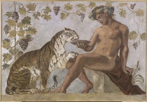Bacchus met een tijger, 1834