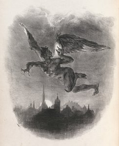 Faust, 1828 door Eugène Delacroix