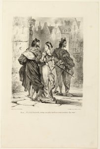 Faust probeert Marguerite te verleiden, uit Faust
