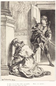 Hamlet wordt Verleid om de Koning te Doden Act III, Scene III, 1834-1843