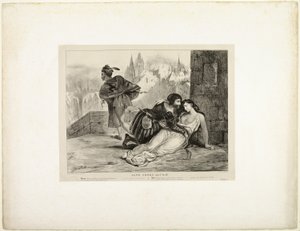 Jane Shore door Eugène Delacroix
