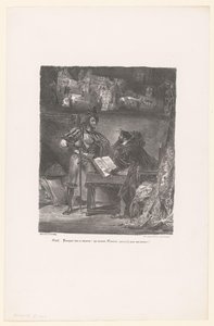 Mephisto verschijnt aan Faust