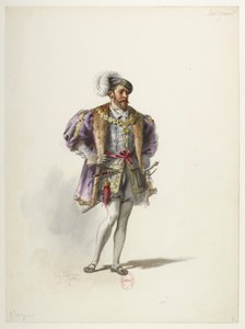 Btv1b84558104 03 - Saint-Saëns - Henry VIII - Kostuummodellen - Lacoste - 3. Seigneur door Eugene Lacoste