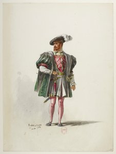 Btv1b84558104 54 - Saint-Saëns - Henry VIII - Maquettes de costumes - Lacoste - 54. Kostuum door Eugene Lacoste