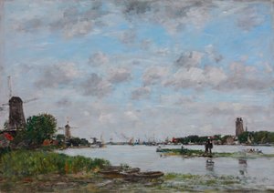 De Maas bij Dordrecht