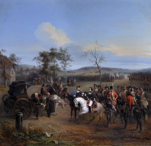 Generaal Despret en Louis-Philippe, hertog van Chartres bij Gravelotte, juli 1792