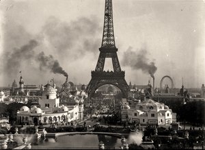 Uitzicht op de Exposition Universelle, Parijs, 1900 door Eugène Trutat