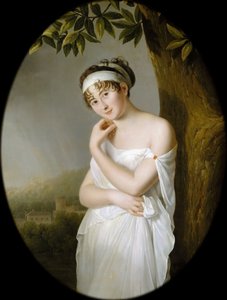 Portret van Madame Récamier, geboren Julie Bernard 1777-1849 door Eulalie Morin