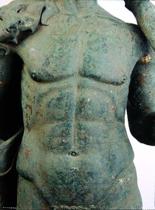 Torso van een Jeugdige Hercules (verguld brons) door European European