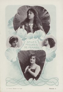 Mooie vrouwen gezichten