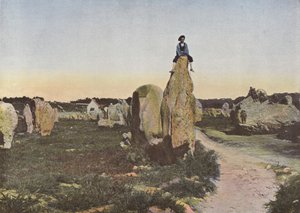 Carnac, alignementen van Kermario door European Photographer