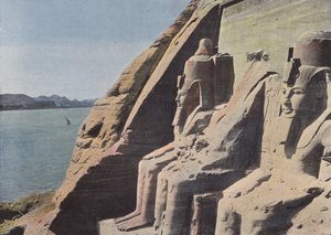 Ibsamboul, standbeelden van Ramses door European Photographer