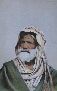 Portret van een Bedoeïenenman, Noord-Afrika door European Photographer