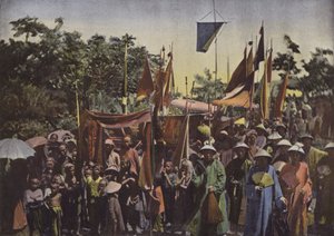 Processie van een Chinese Congregatie