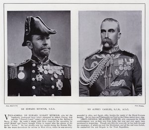 Sir Edward Seymour, Sir Alfred Gaselee door European Photographer