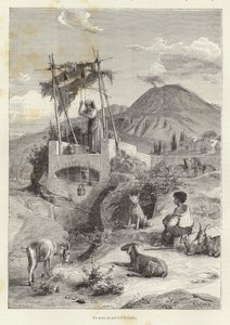 Een put aan de voet van de Vesuvius door European School