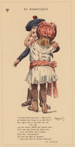 Een gefluisterd geheim (kleurenlitho) door European School